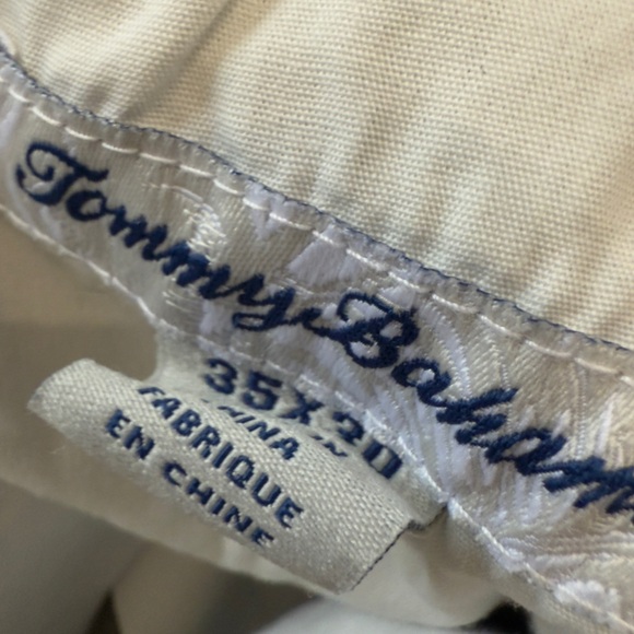 Tommy Bahama Khaki Flat-Front Relaxed Chino Pants - Size 35x30 - Picture 8 of 12